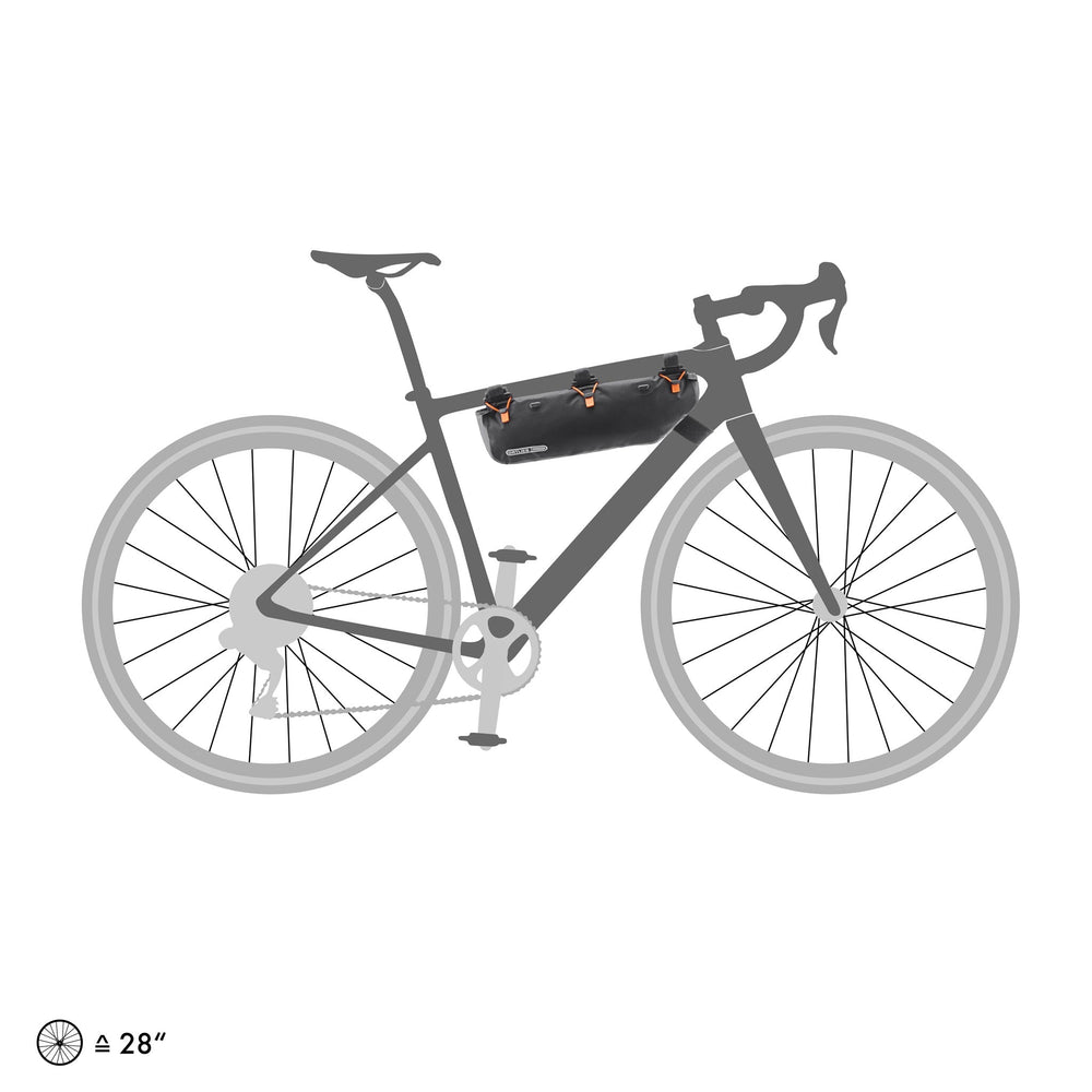 Sacoche de cadre ORTLIEB Frame-Pack RC Toptube - Noir mat 3 L