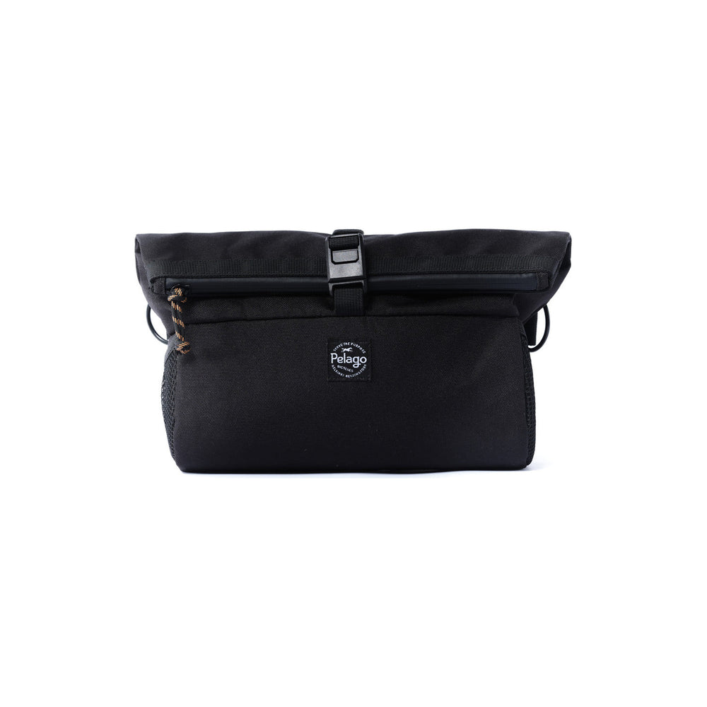Sacoche de guidon vélo Pelago Bar Bag 5 L – la sacoche noire vue de face