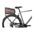 Sacoche de porte-bagages vélo Basil Move – la sacoche brune montée sur un vélo