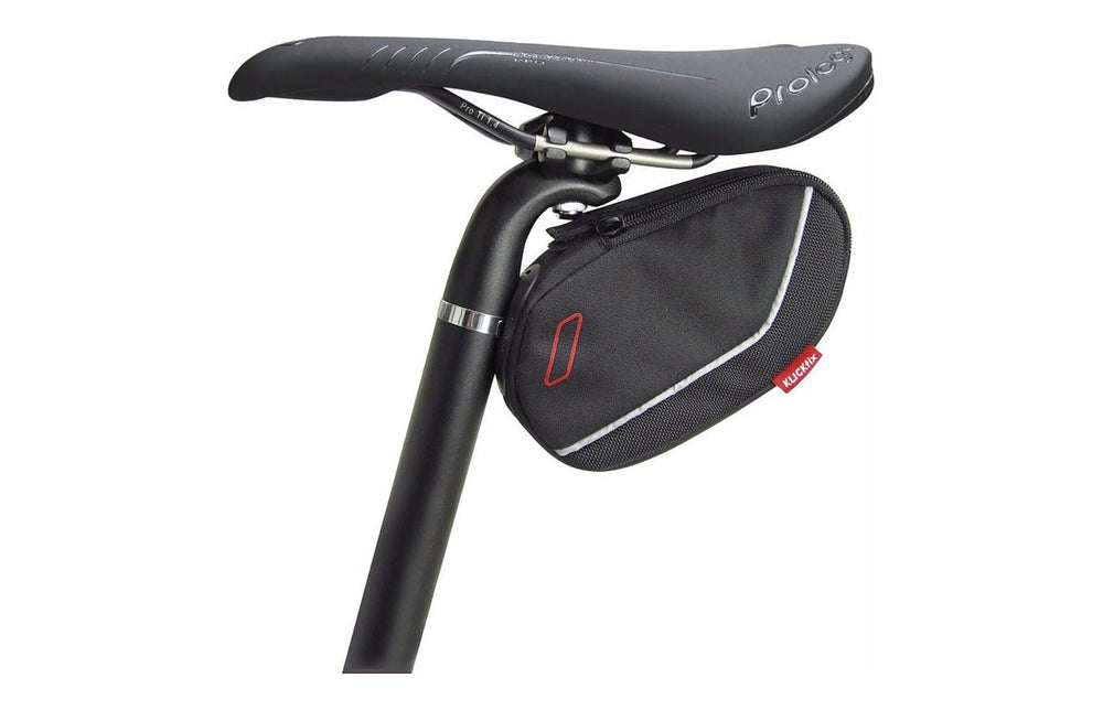 Sacoche de selle KlickFix Integra - Integra M 0,5 L - la sacoche en place sous une selle