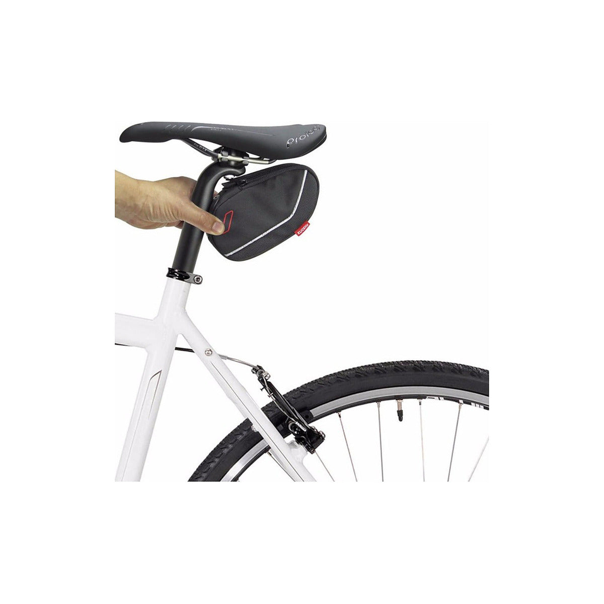 Sacoche de selle KlickFix Integra - Integra M 0,5 L - la sacoche sur un velo de route