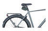 Sacoche de selle vélo Basil Discovery 365D – S 0,5 L – le détail du tissu chiné et de la fermeture