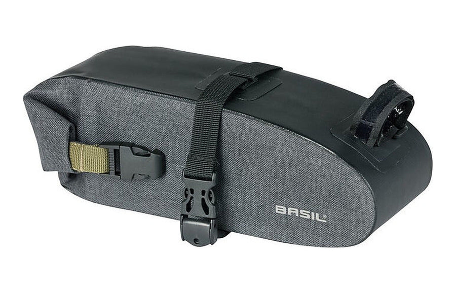 Sacoche de selle vélo Basil Navigator Storm M – 1,5 L – montée sous la selle