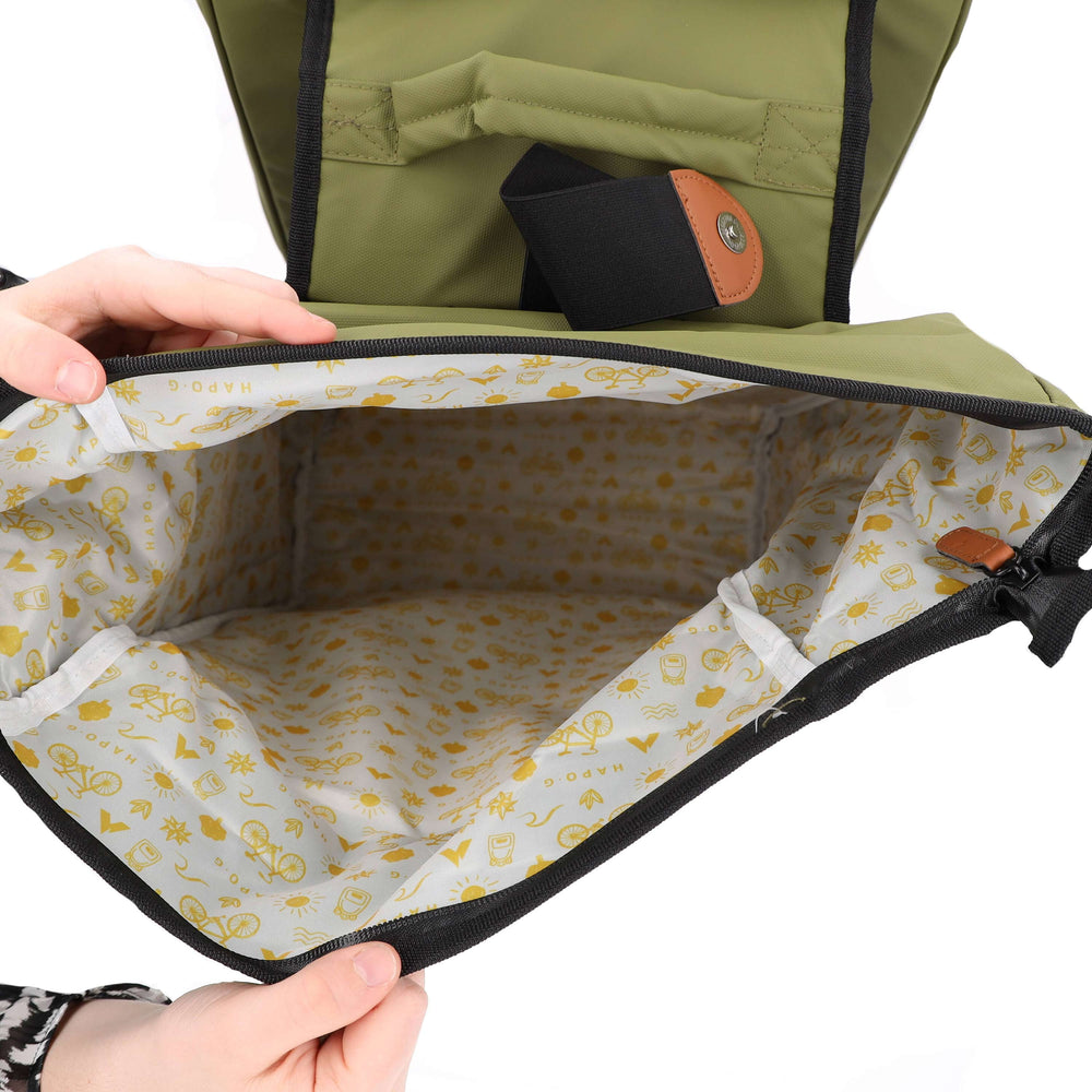 Sacoche double Hapo-G Roll-top 2x25 L - Kaki - photo 4