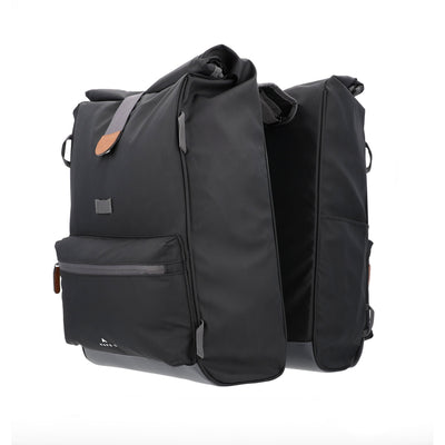 Sacoche double Hapo-G Roll-top 2x25 L - Noir - photo 1