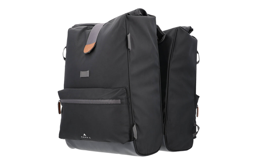 Sacoche double Hapo-G Roll-top 2x25 L - Noir - photo 3