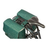 Sacoche double vélo Basil Flair MIK 35 L coloris Vert – montage sur le porte-bagages