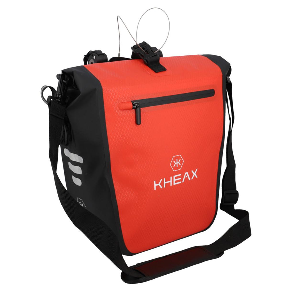 Sacoche de porte-bagage KHEAX Izoard II 31 L étanche - Rouge