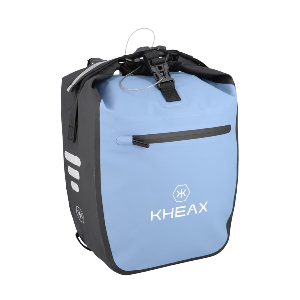 Sacoche de porte-bagage KHEAX Izoard Mini 14 L étanche - Bleu Turquoise