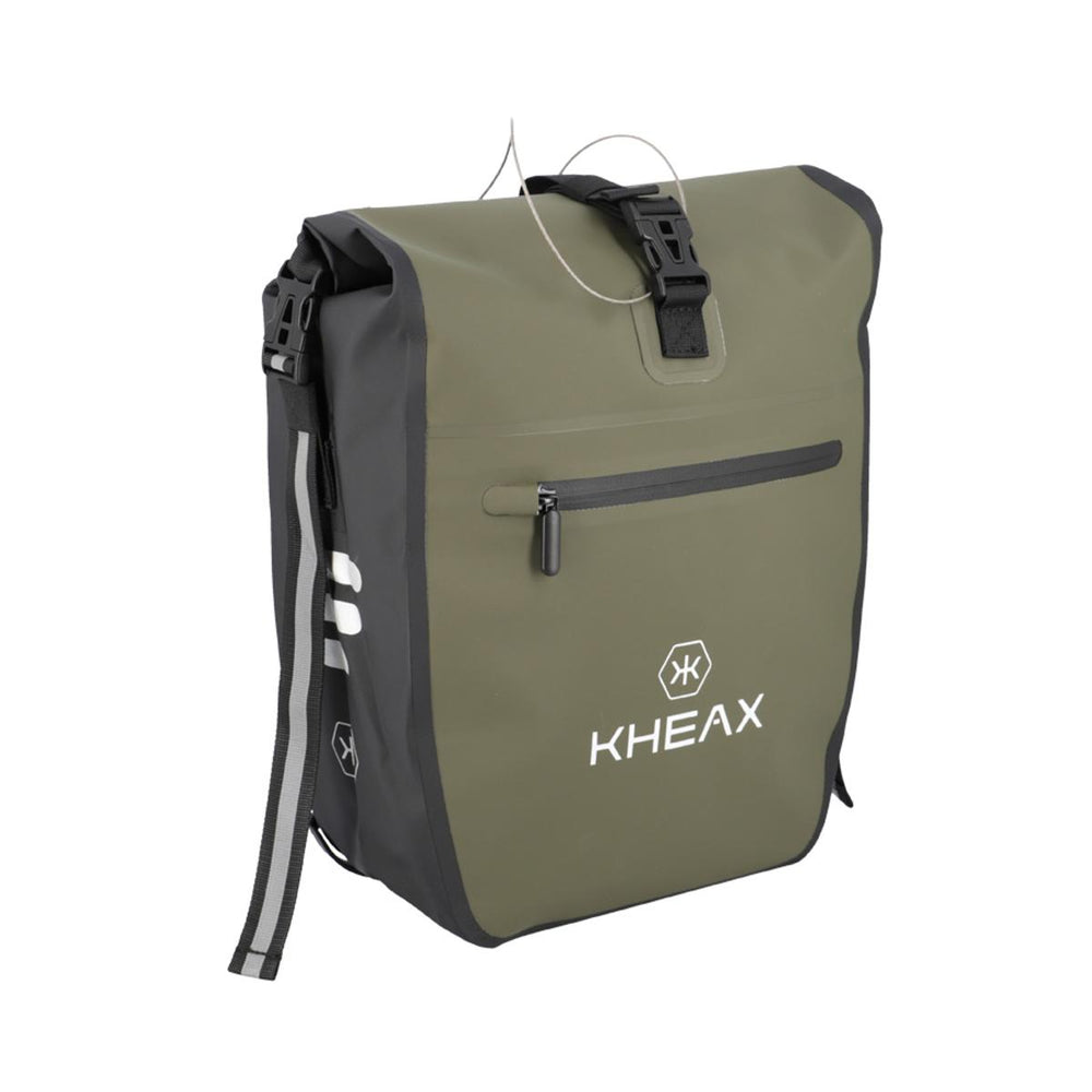 Sacoche de porte-bagage KHEAX Izoard Mini 14 L étanche - Kaki