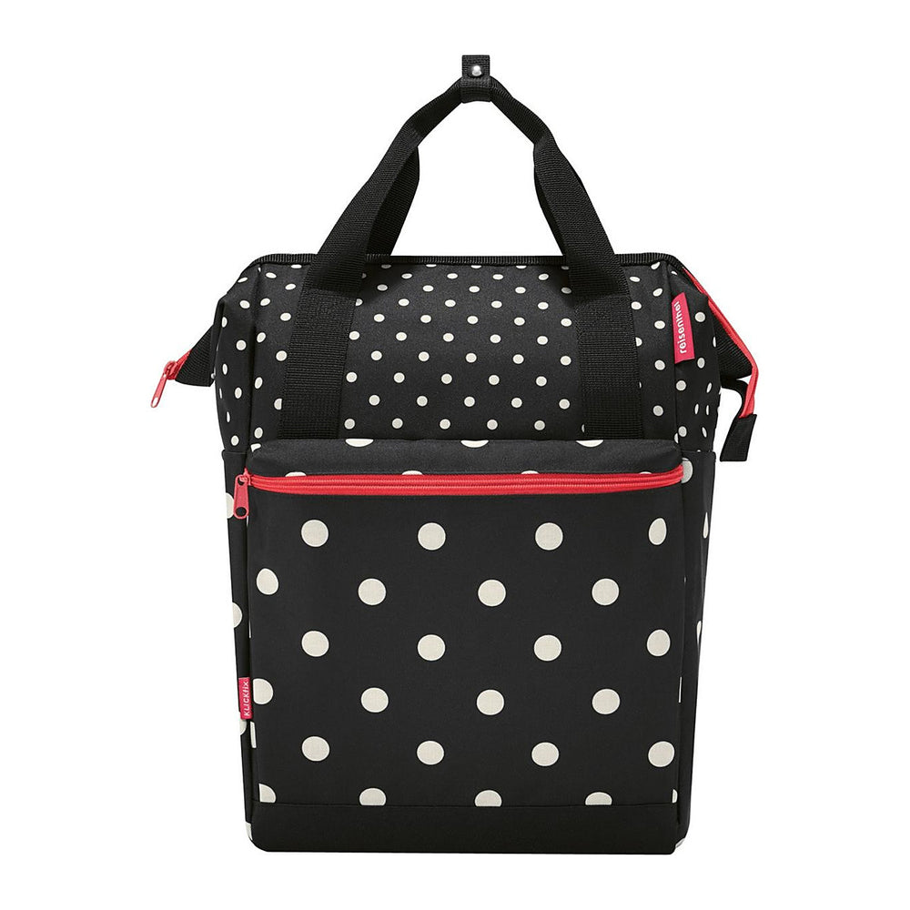 Sacoche porte-bagage KlickFix - Roomy GT coloris Mixed Dots – la sacoche Roomy GT Mixed Dots, de face