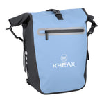 Sacoche de porte-bagage convertible sac à dos KHEAX Ventoux II 30 L - Bleu Turquoise