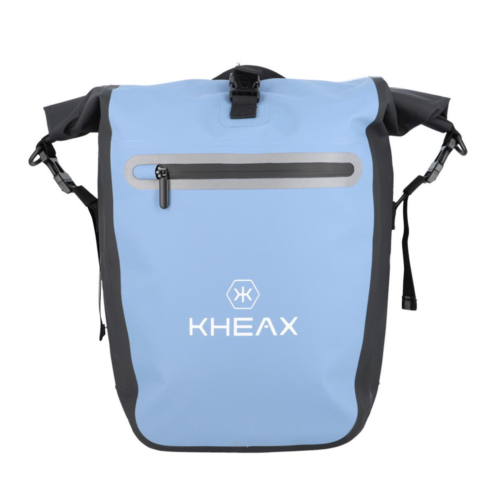 Sacoche de porte-bagage convertible sac à dos KHEAX Ventoux II 30 L - Bleu Turquoise