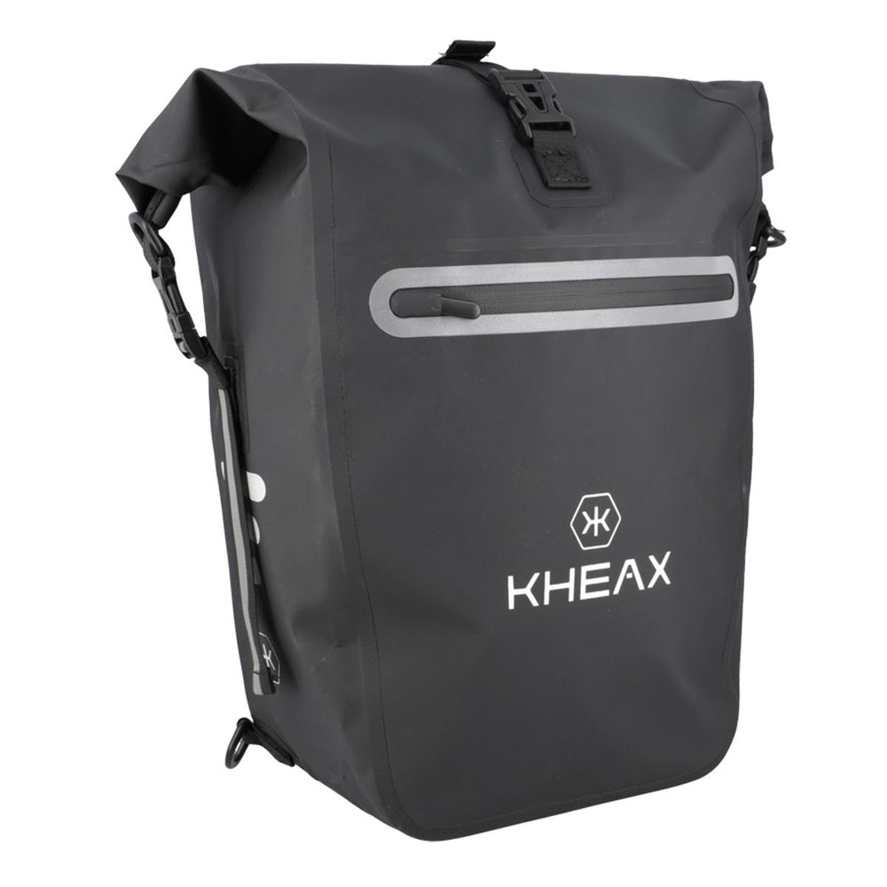 Sacoche de porte-bagage convertible sac à dos KHEAX Ventoux II 30 L - Noir