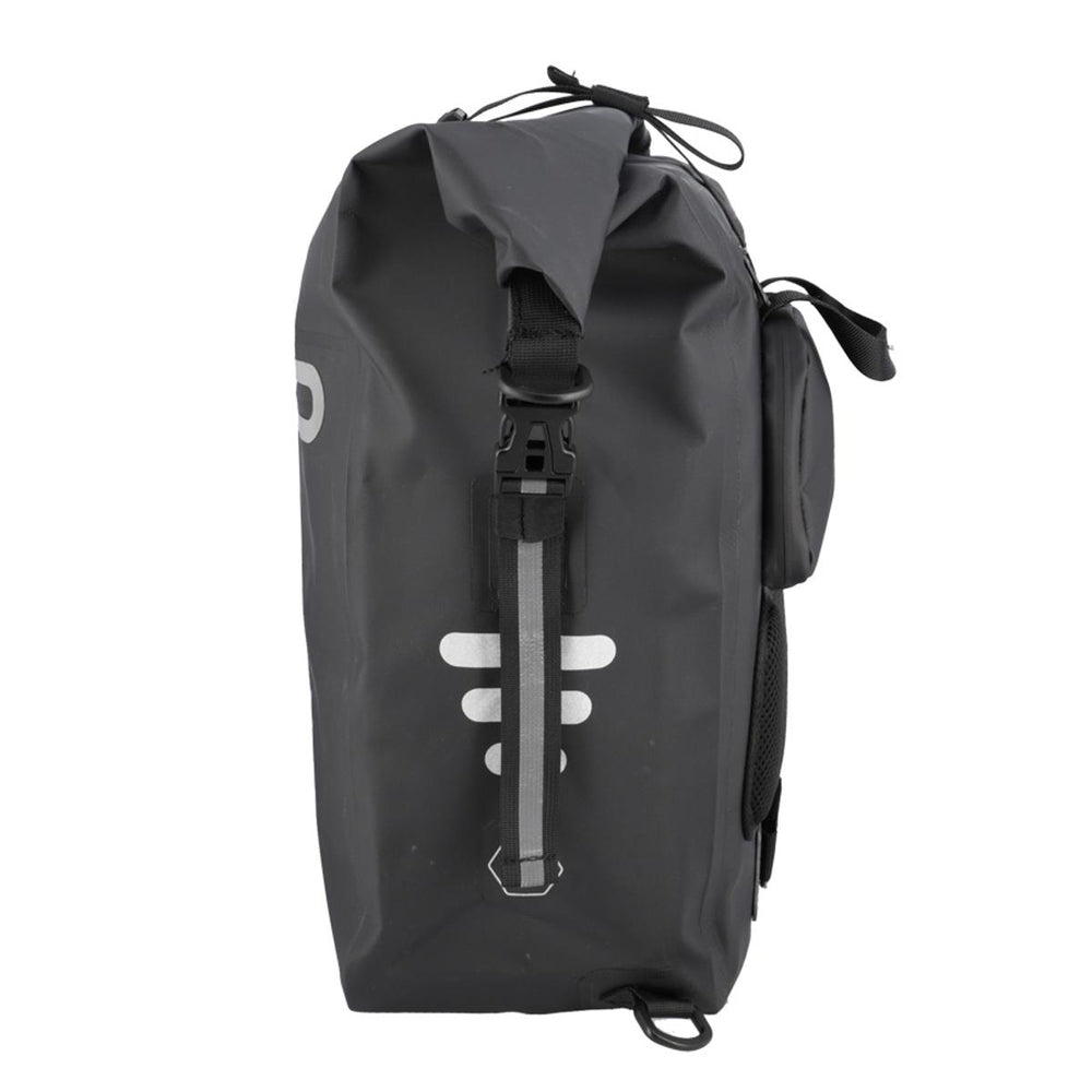 Sacoche de porte-bagage convertible sac à dos KHEAX Ventoux II 30 L - Noir