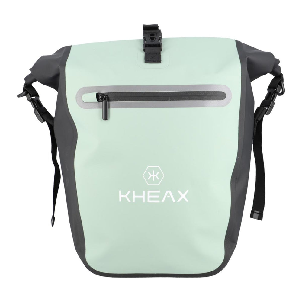 Sacoche de porte-bagage convertible sac à dos KHEAX Ventoux II 30 L - Vert Sauge