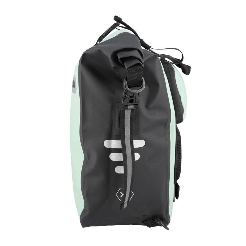 Sacoche de porte-bagage convertible sac à dos KHEAX Ventoux II 30 L - Vert Sauge