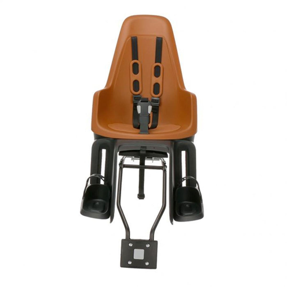 Siège vélo enfant arrière Bobike One Maxi fixation cadre ou porte-bagages - Chocolate Brown
