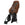 Siège vélo enfant arrière Urban Iki BIO - Momigara montage cadre coloris Marron/Noir sur fond blanc