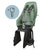 Siège vélo enfant arrière Urban Iki - Ta-ke porte-bagage coloris Vert/Noir sur fond blanc