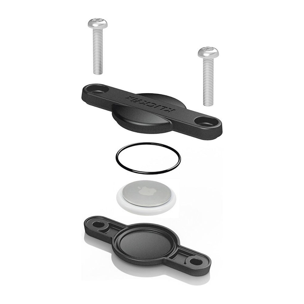 Support AirTag vélo KlickFix FindMe – Support FindMe pour AirTag – le boitier, le joint et les vis de securite