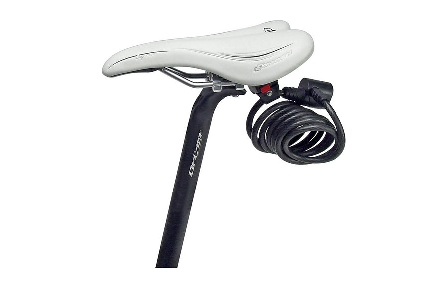 Antivol cable porte sous la selle avec le support KlickFix