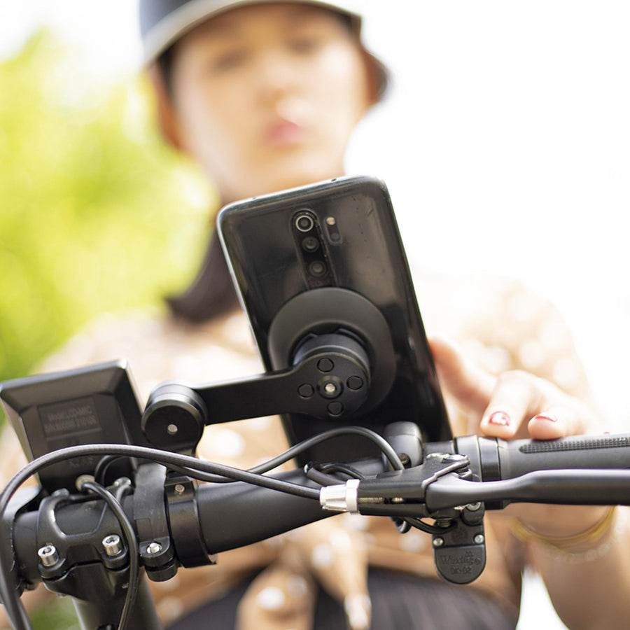 Support téléphone vélo KHEAX alu fixation guidon