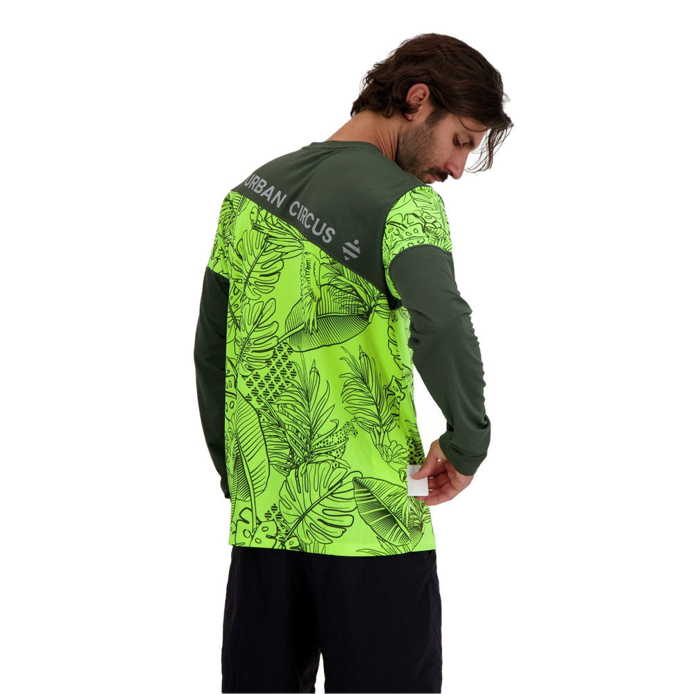 T-shirt vélo manches longues Urban Circus Aerotech Kaki motif photo 2