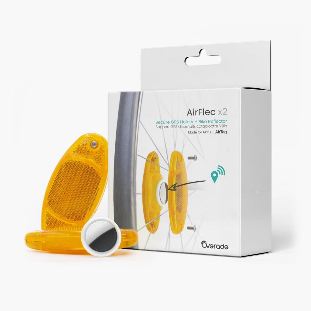 Traceur antivol vélo Overade AirFlec, support AirTag x2 photo 2