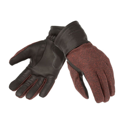 Gants de vélo femme Tucano Urbano Lady Cabrio rouge chevron