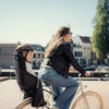 Siège vélo enfant arrière Urban Iki U-me Easyfix noir/marron