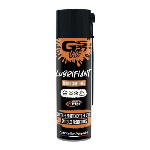 Lubrifiant chaîne vélo GS27 – Toutes Conditions 250 ml