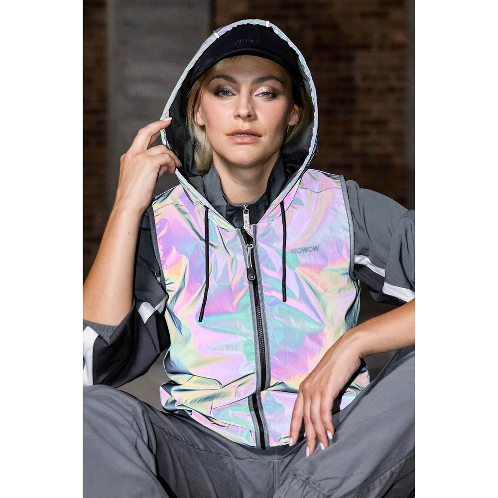 Veste sans manche réfléchissante WOWOW - Lumeo Jacket Rainbow