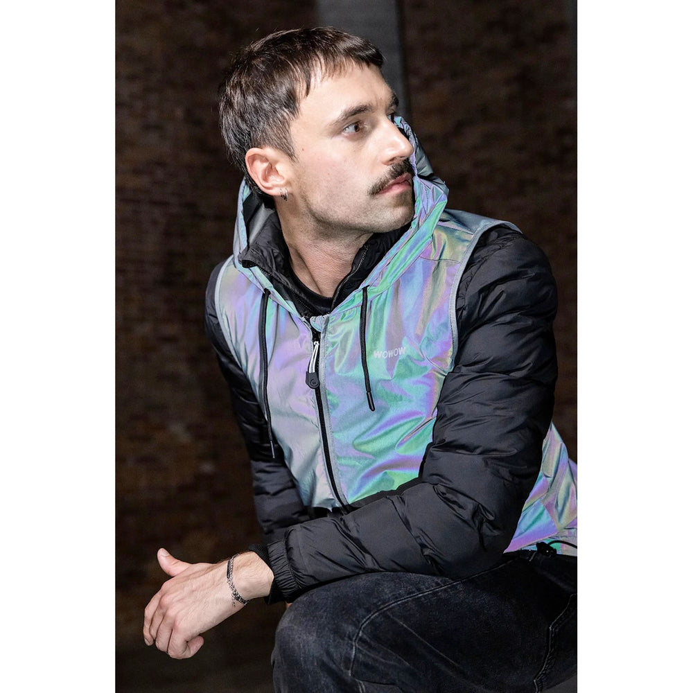 Veste sans manche réfléchissante WOWOW - Lumeo Jacket Rainbow