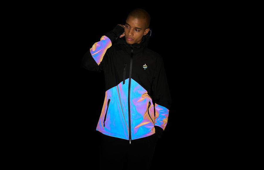Veste vélo imperméable réfléchissante Urban Circus Iris section 2