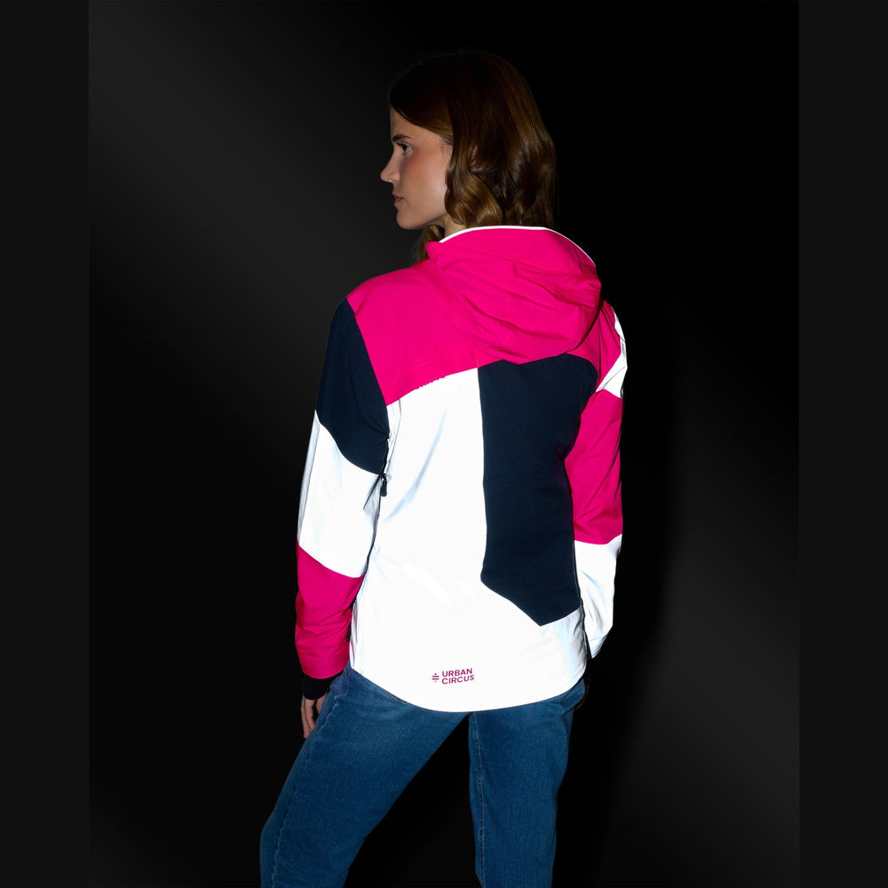 Veste vélo réversible certifiée Urban Circus REPOP Rose/Bleu photo 5
