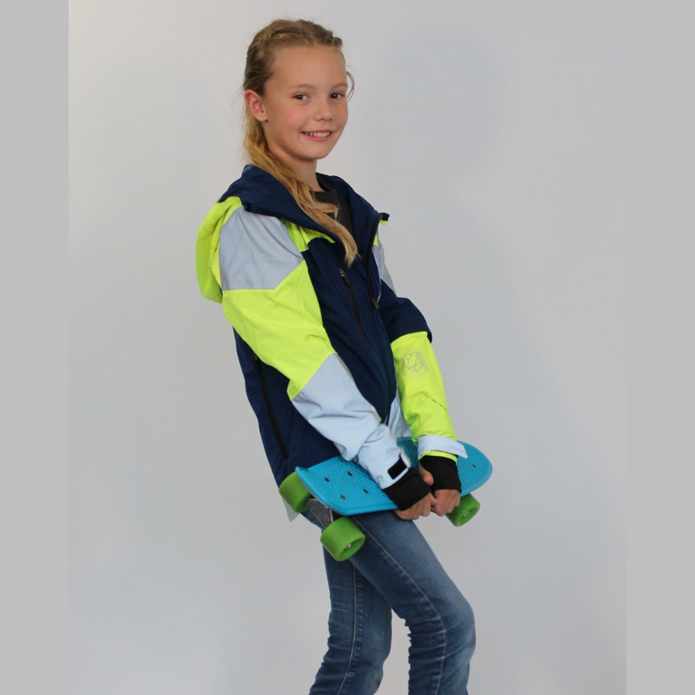 Veste vélo réversible enfant Urban Circus REPOP Bleu/Jaune photo 3