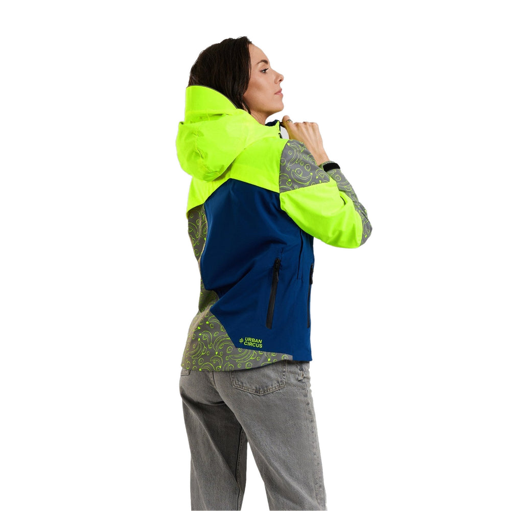 Veste vélo réversible Urban Circus REPOP motif Bleu/Jaune motif photo 3