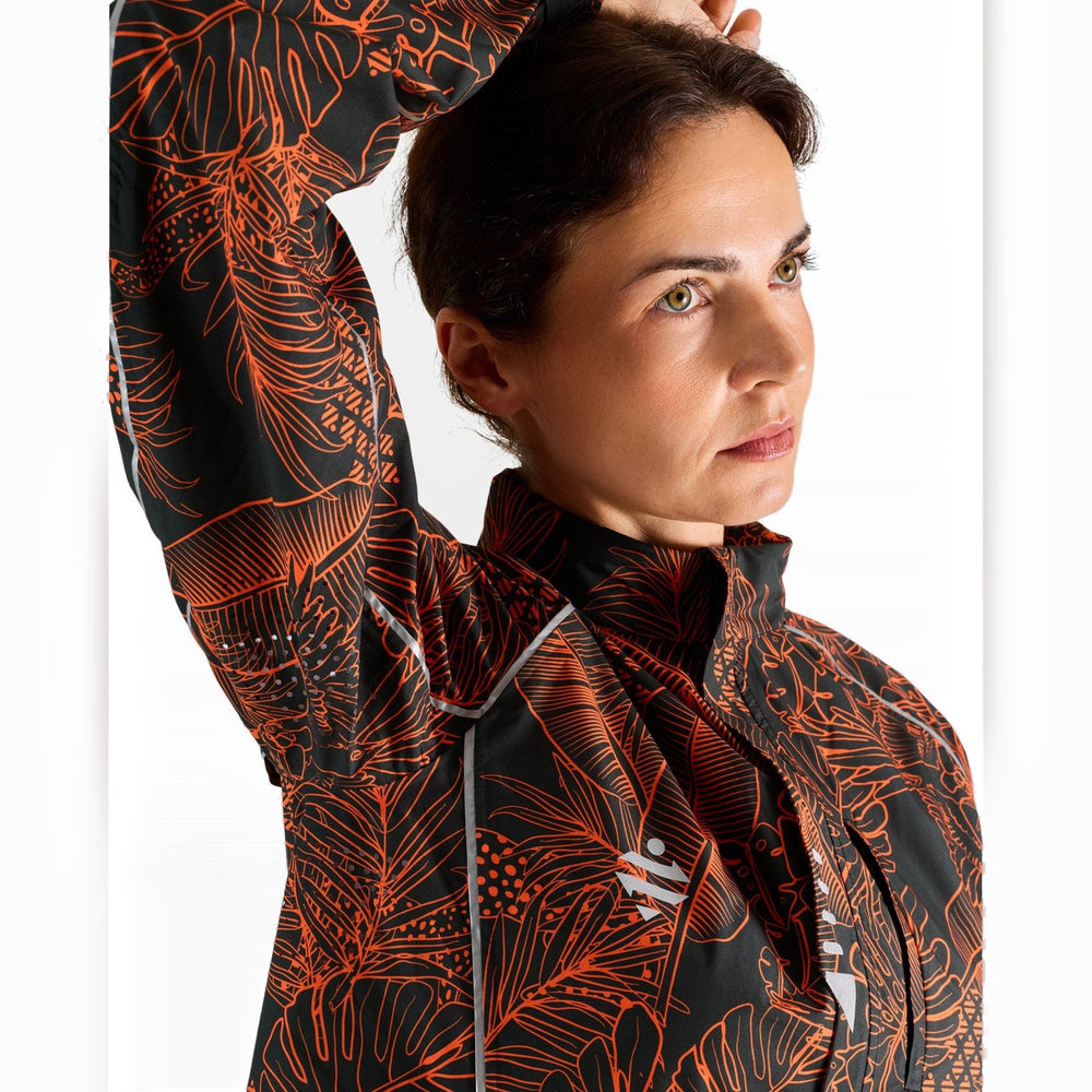 Veste vélo ultra légère Urban Circus Escapade Noir/Orange motif photo 5