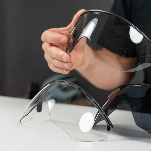 Visières magnétiques Unit 1 pour casque AURA, transparente et teintée