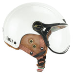 Casque Vélo CGM EBI Vintage Blanc vue de côté