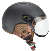 Casque vélo CGM EBI Vintage Graphite vue de côté